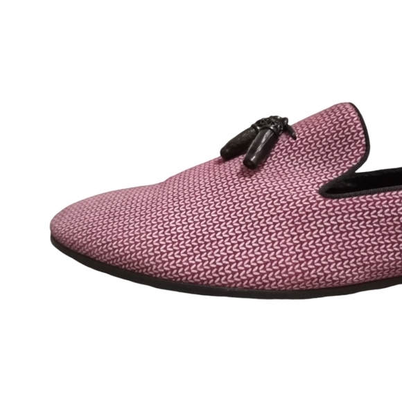 Asher Green Genuine Men's Leather Wine Loafer Size 12 - Picture 7 of 14